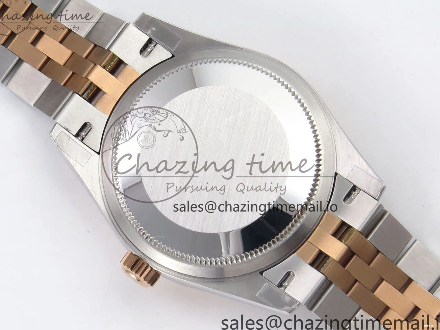 MiroTime 0401 Popular DateJust 31 278271 SS RG GMF 1:1 Best Edition 904L Steel Gray Roman Diamonds Dial on Jubilee Bracelet A 1165